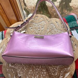 Kate Spade shiny Pink/ Purple Shoulder Bag